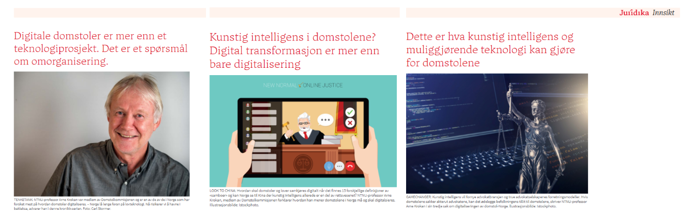 Hva skal til for å skape en vellykket digital transformasjon i domstolene?